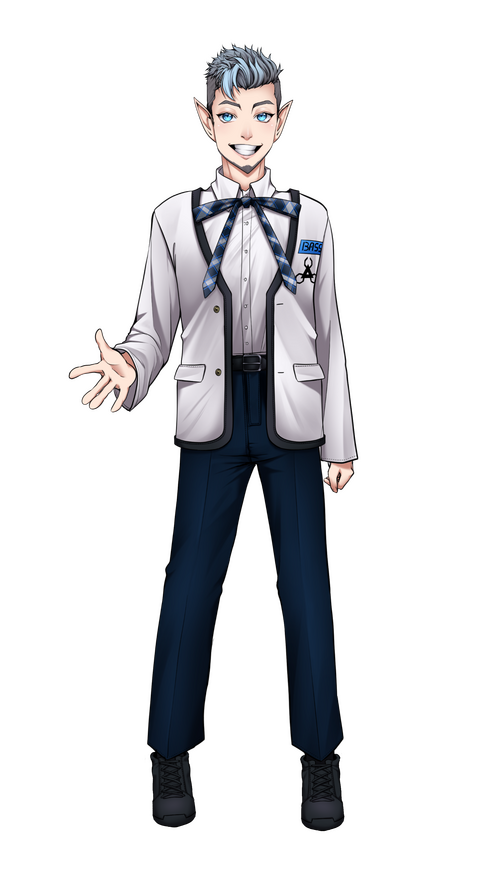 Male persona in school fit (art © Thasase, Ahichiru & Misuzu)