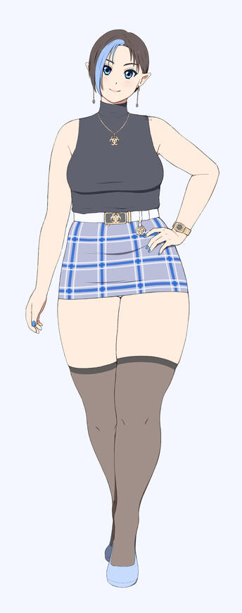 Female form persona, K-On!-esque style artwork (art © Outer Mind)