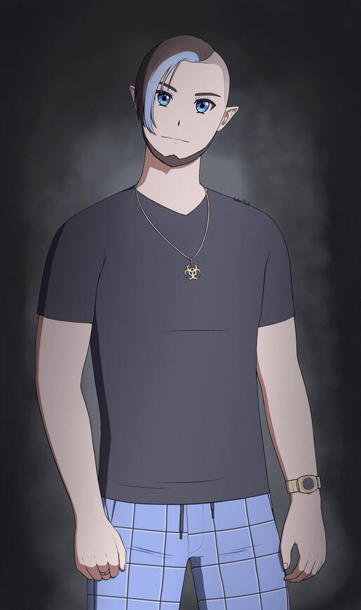 Press pic (male form) (art © Outer Mind)