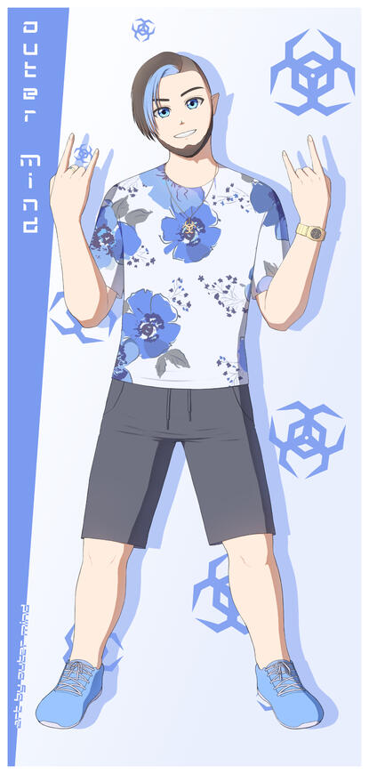 Outer Mind, male form, outfit 3 (art © Outer Mind)