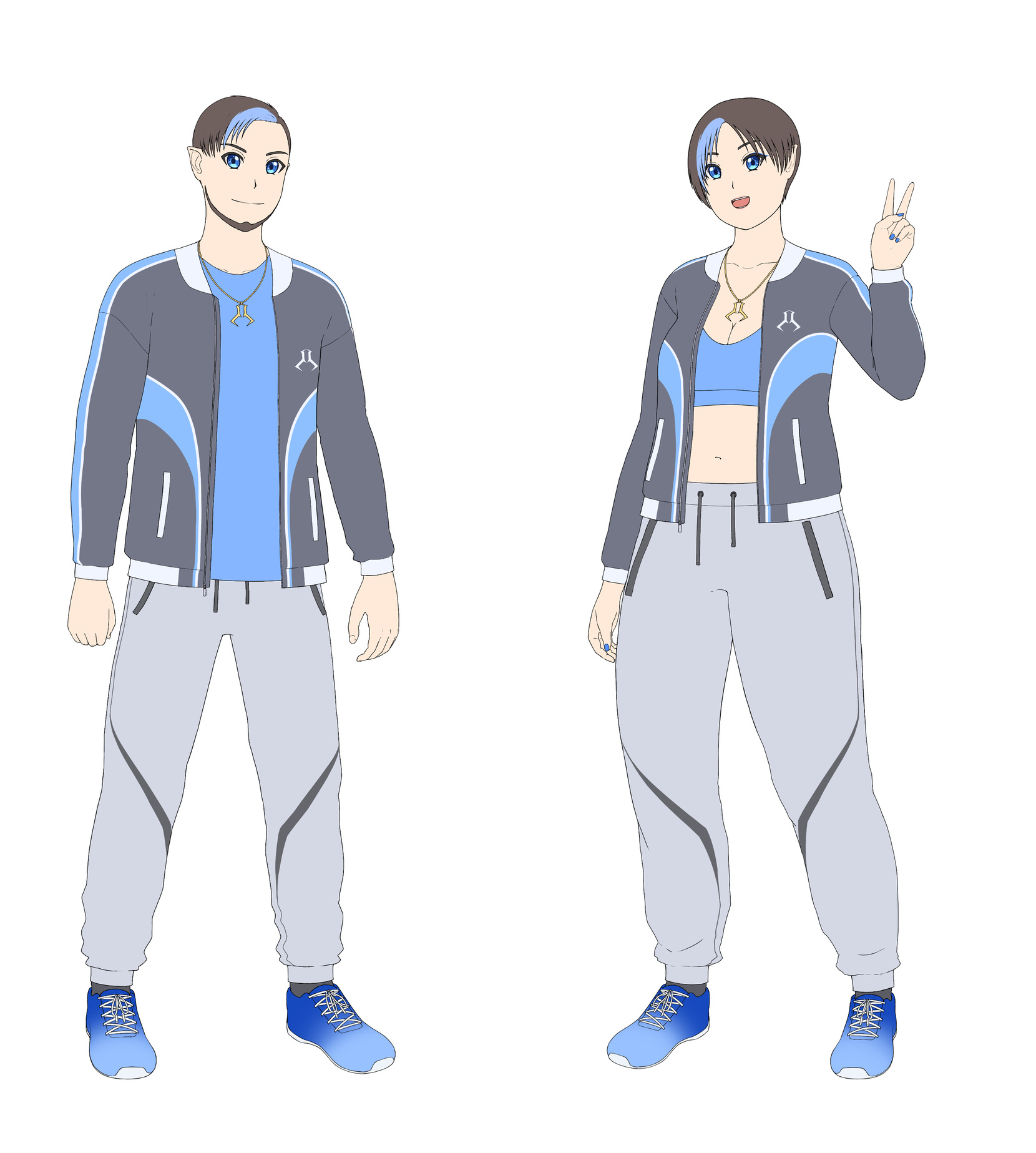 casual outfit (with jacket) (art & design © Outer Mind)