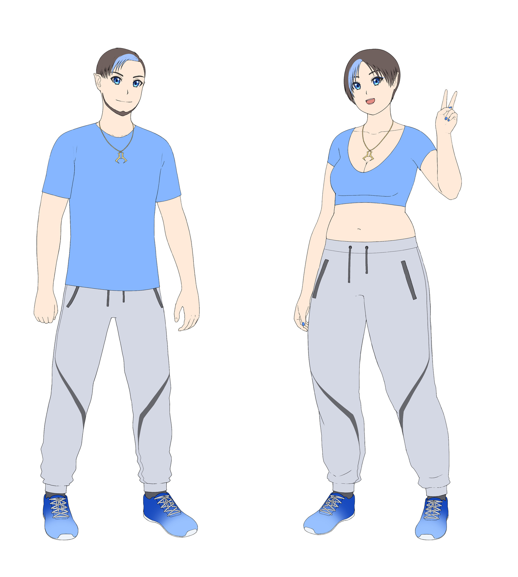 casual outfit (no jacket) (art & design © Outer Mind)