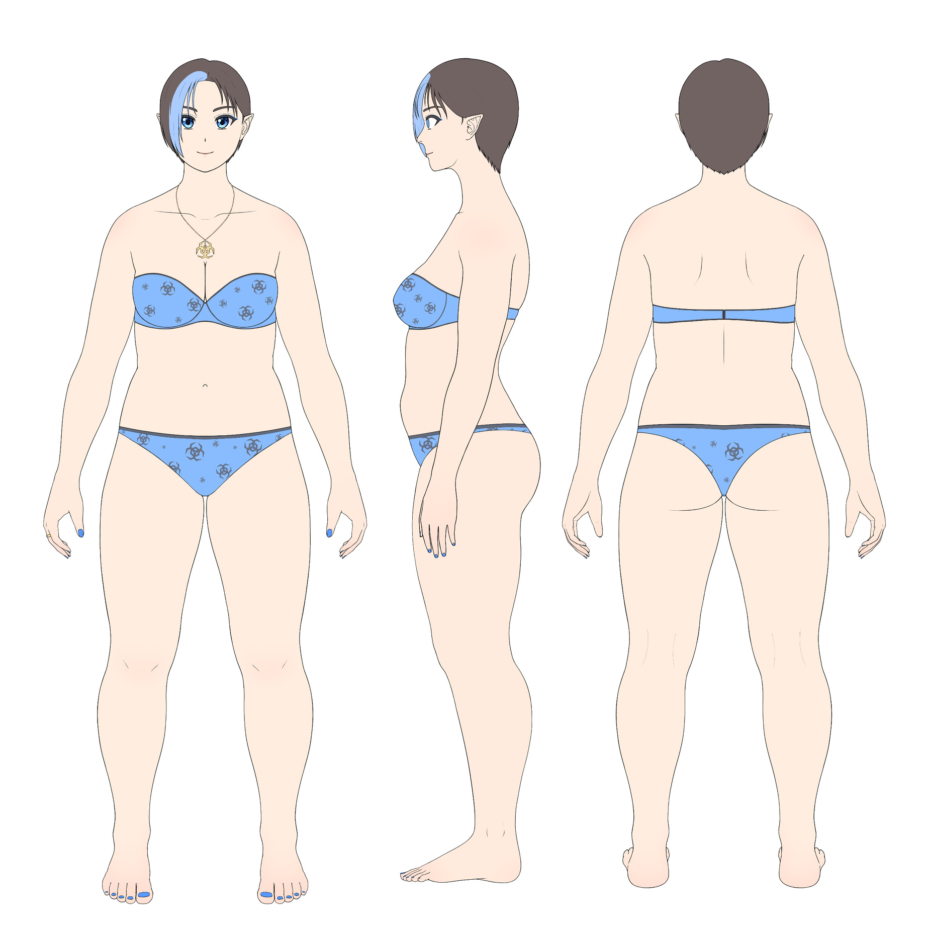 base model (female form) (art & design © Outer Mind) | caution: old hairstyle